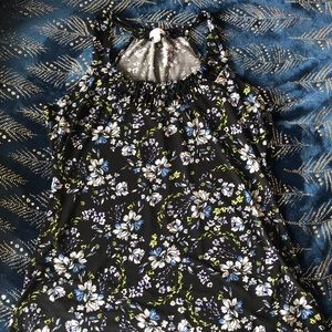 Dressy racer back tank top